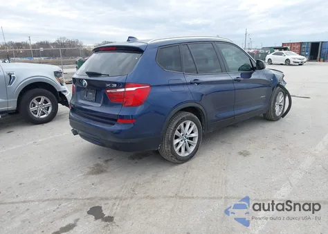 2017 BMW X3 xDrive28I z USA, uszkodzony, nr VIN 5UXWX9C39H0T22713